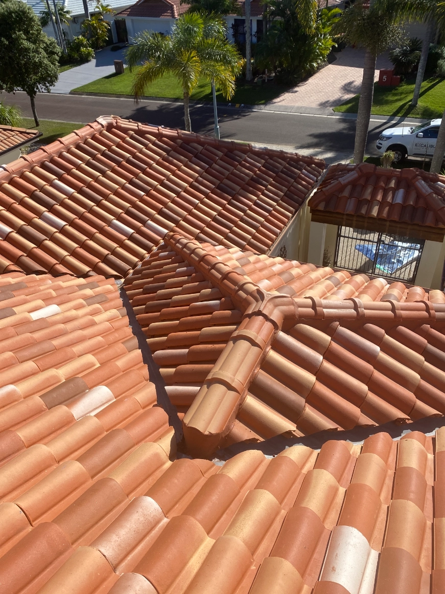 traditional terracotta roof tile restoration